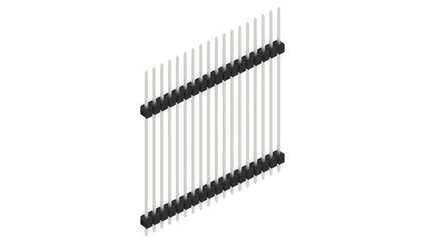 Fischer Elektronik Stiftleiste (Standard) Anzahl Reihen: 1 SL1336518Z 10St.