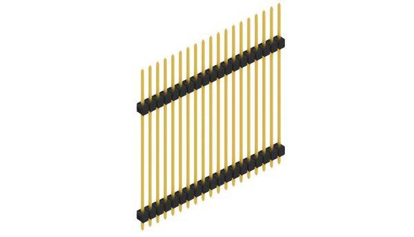 Fischer Elektronik Stiftleiste (Standard) Anzahl Reihen: 1 SL1336519G 10St.