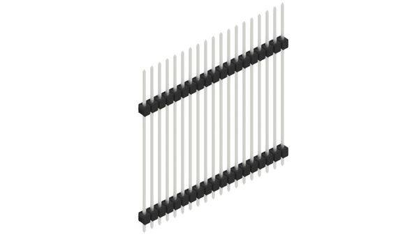 Fischer Elektronik Stiftleiste (Standard) Anzahl Reihen: 1 SL1336519Z 10St.