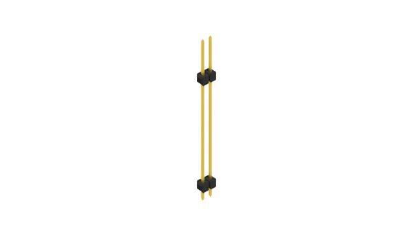 Fischer Elektronik Stiftleiste (Standard) Anzahl Reihen: 1 SL133652G 10St.