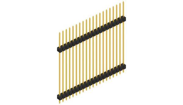 Fischer Elektronik Stiftleiste (Standard) Anzahl Reihen: 1 SL1336520G 10St.