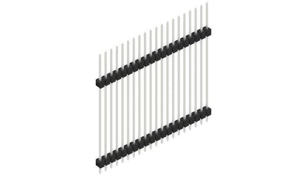 Fischer Elektronik Stiftleiste (Standard) Anzahl Reihen: 1 10140593 10St.