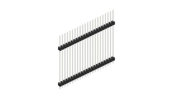 Fischer Elektronik Stiftleiste (Standard) Anzahl Reihen: 1 SL1336522Z 10St.