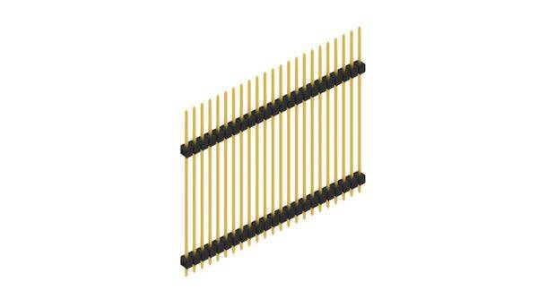 Fischer Elektronik Stiftleiste (Standard) Anzahl Reihen: 1 SL1336523G 10St.
