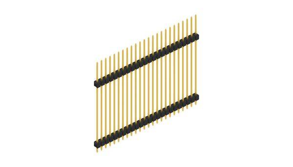 Fischer Elektronik Stiftleiste (Standard) Anzahl Reihen: 1 SL1336524G 10St.
