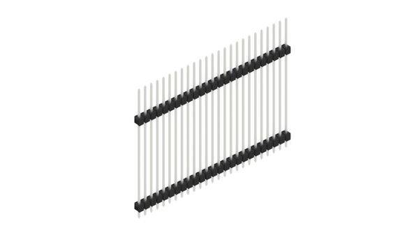 Fischer Elektronik Stiftleiste (Standard) Anzahl Reihen: 1 SL1336525Z 10St.