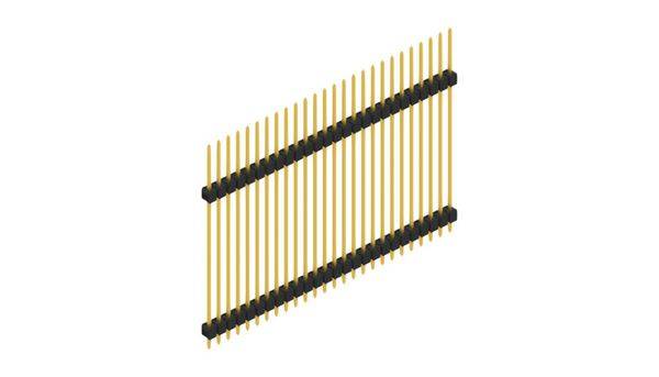 Fischer Elektronik Stiftleiste (Standard) Anzahl Reihen: 1 SL1336526G 10St.