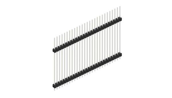 Fischer Elektronik Stiftleiste (Standard) Anzahl Reihen: 1 SL1336527Z 10St.