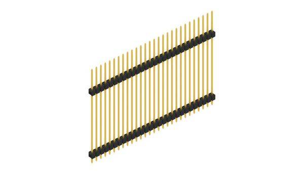 Fischer Elektronik Stiftleiste (Standard) Anzahl Reihen: 1 SL1336528G 10St.