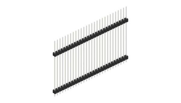 Fischer Elektronik Stiftleiste (Standard) Anzahl Reihen: 1 SL1336528Z 10St.