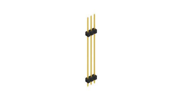 Fischer Elektronik Stiftleiste (Standard) Anzahl Reihen: 1 SL133653G 10St.