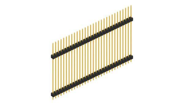 Fischer Elektronik Stiftleiste (Standard) Anzahl Reihen: 1 SL1336530G 10St.