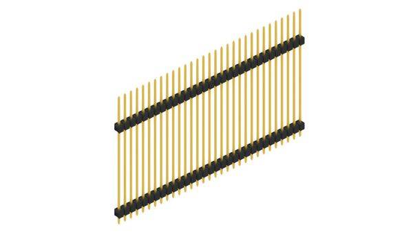 Fischer Elektronik Stiftleiste (Standard) Anzahl Reihen: 1 SL1336531G 10St.