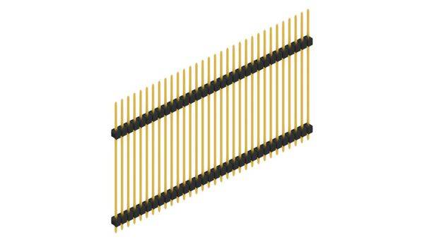 Fischer Elektronik Stiftleiste (Standard) Anzahl Reihen: 1 SL1336532G 10St.