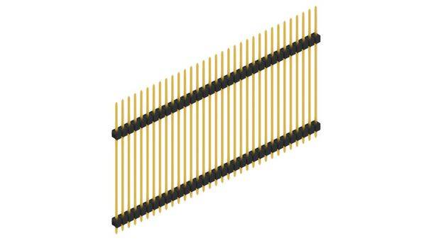 Fischer Elektronik Stiftleiste (Standard) Anzahl Reihen: 1 SL1336533G 10St.
