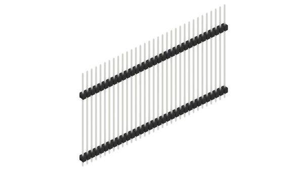 Fischer Elektronik Stiftleiste (Standard) Anzahl Reihen: 1 SL1336533Z 10St.