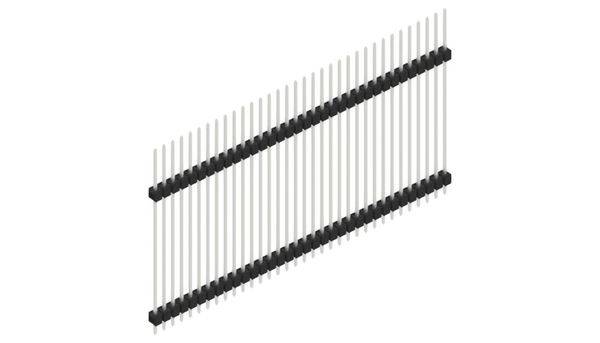 Fischer Elektronik Stiftleiste (Standard) Anzahl Reihen: 1 SL1336534Z 10St.