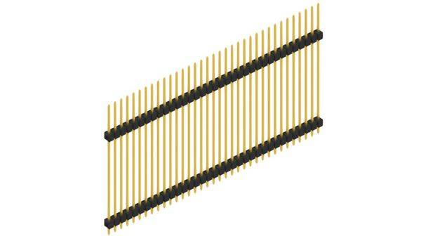Fischer Elektronik Stiftleiste (Standard) Anzahl Reihen: 1 SL1336535G 10St.
