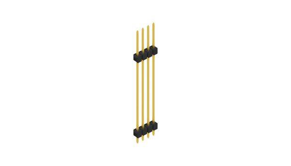 Fischer Elektronik Stiftleiste (Standard) Anzahl Reihen: 1 SL133654G 10St.