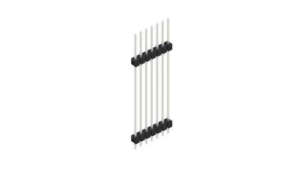 Fischer Elektronik Stiftleiste (Standard) Anzahl Reihen: 1 SL133657Z 10St.