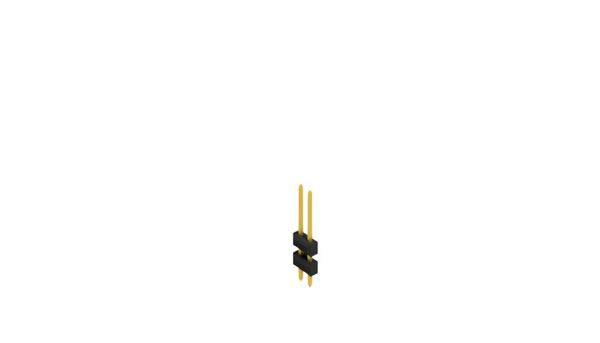 Fischer Elektronik Stiftleiste (Standard) Anzahl Reihen: 2 SL140712G 10St.