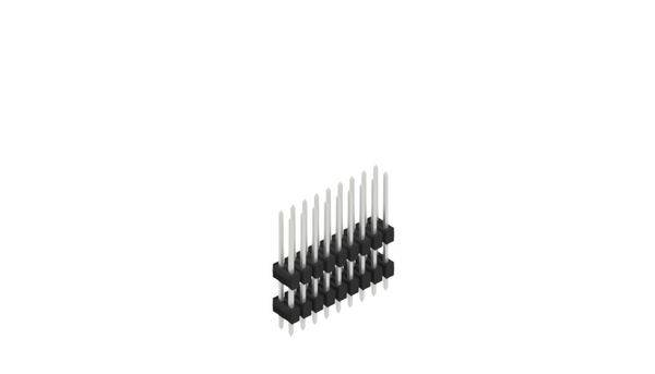 Fischer Elektronik Stiftleiste (Standard) Anzahl Reihen: 2 10078509 10St.