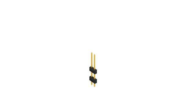 Fischer Elektronik Stiftleiste (Standard) Anzahl Reihen: 2 SL140972G 10St.