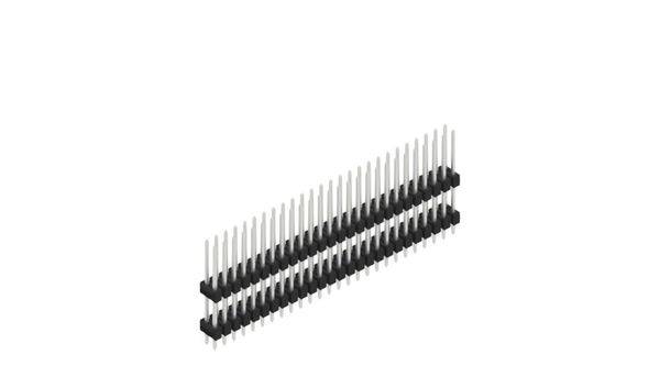 Fischer Elektronik Stiftleiste (Standard) Anzahl Reihen: 2 SL1412252Z 10St.
