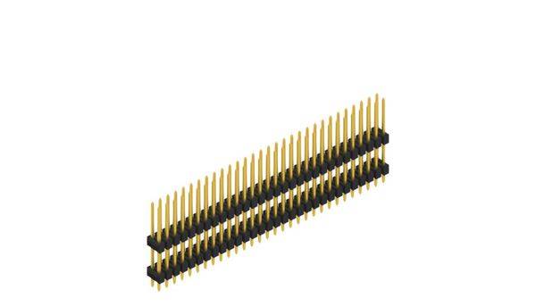 Fischer Elektronik Stiftleiste (Standard) Anzahl Reihen: 2 10051432 10St.