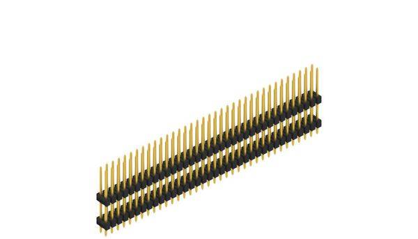 Fischer Elektronik Stiftleiste (Standard) Anzahl Reihen: 2 10051434 10St.