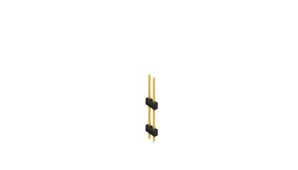 Fischer Elektronik Stiftleiste (Standard) Anzahl Reihen: 2 SL141472G 10St.