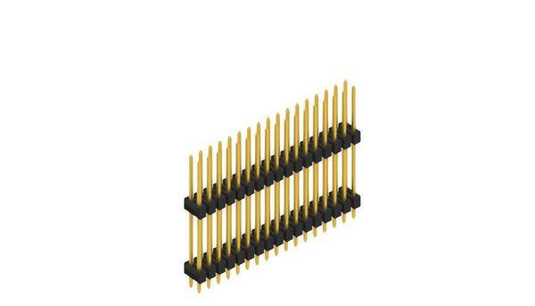 Fischer Elektronik Stiftleiste (Standard) Anzahl Reihen: 2 10051523 10St.