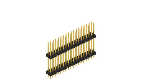 Fischer Elektronik Stiftleiste (Standard) Anzahl Reihen: 2 10051525 10St.