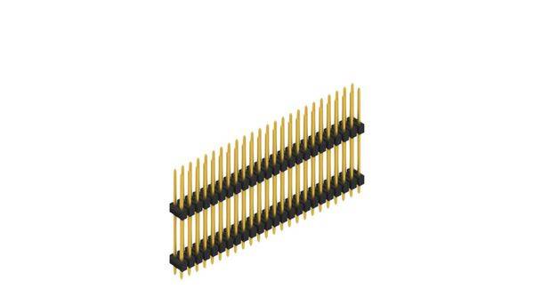 Fischer Elektronik Stiftleiste (Standard) Anzahl Reihen: 2 10051531 10St.