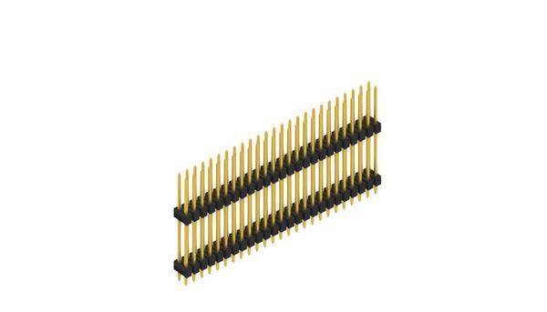 Fischer Elektronik Stiftleiste (Standard) Anzahl Reihen: 2 10051533 10St.
