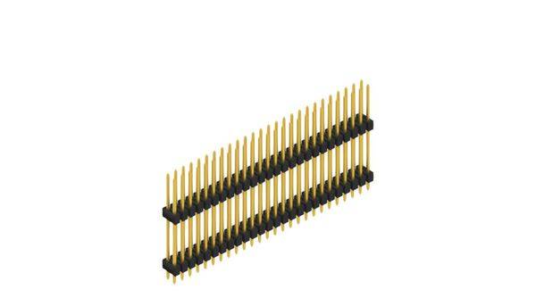 Fischer Elektronik Stiftleiste (Standard) Anzahl Reihen: 2 SL1418752G 10St.