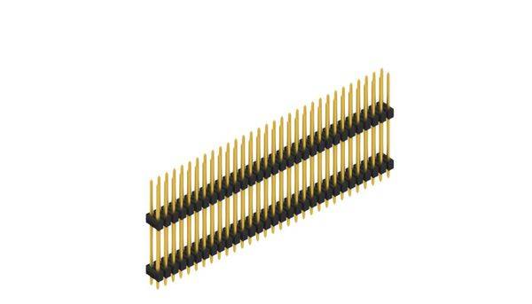 Fischer Elektronik Stiftleiste (Standard) Anzahl Reihen: 2 SL1418762G 10St.