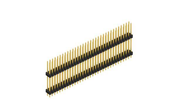 Fischer Elektronik Stiftleiste (Standard) Anzahl Reihen: 2 SL1418766G 10St.