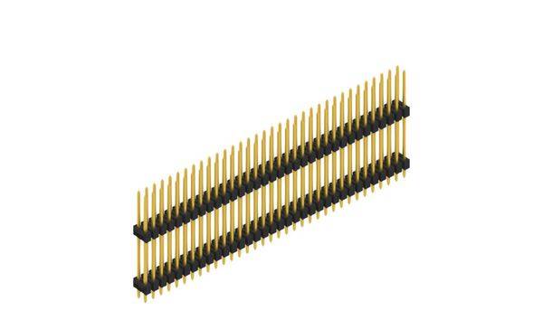 Fischer Elektronik Stiftleiste (Standard) Anzahl Reihen: 2 SL1418768G 10St.