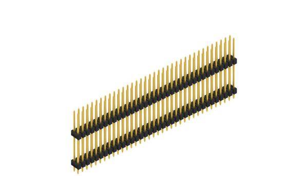 Fischer Elektronik Stiftleiste (Standard) Anzahl Reihen: 2 10051538 10St.