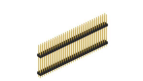 Fischer Elektronik Stiftleiste (Standard) Anzahl Reihen: 2 SL1423566G 10St.