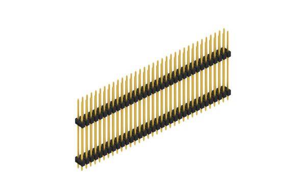 Fischer Elektronik Stiftleiste (Standard) Anzahl Reihen: 2 SL1423568G 10St.