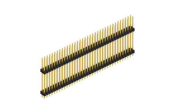 Fischer Elektronik Stiftleiste (Standard) Anzahl Reihen: 2 10051584 10St.