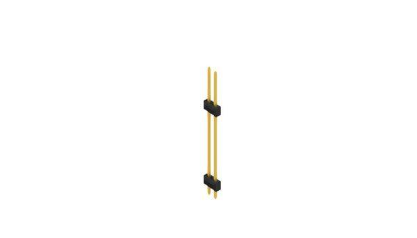 Fischer Elektronik Stiftleiste (Standard) Anzahl Reihen: 2 SL142652G 10St.