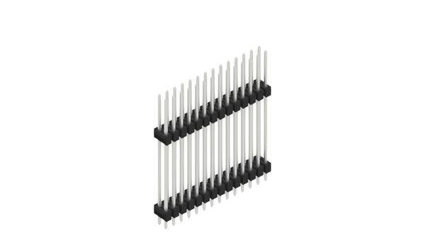 Fischer Elektronik Stiftleiste (Standard) Anzahl Reihen: 2 10127530 10St.