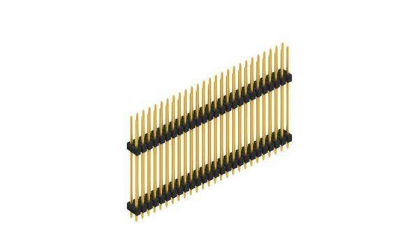 Fischer Elektronik Stiftleiste (Standard) Anzahl Reihen: 2 SL1426552G 10St.