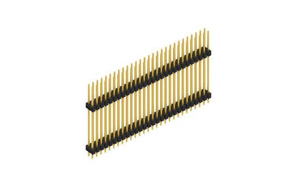 Fischer Elektronik Stiftleiste (Standard) Anzahl Reihen: 2 SL1426556G 10St.