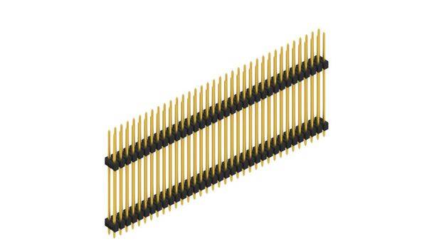 Fischer Elektronik Stiftleiste (Standard) Anzahl Reihen: 2 SL1426570G 10St.