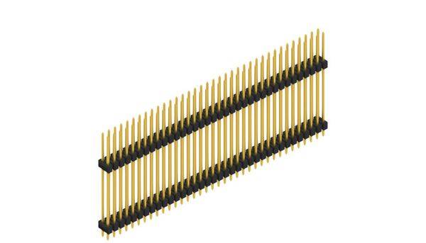 Fischer Elektronik Stiftleiste (Standard) Anzahl Reihen: 2 10051615 10St.
