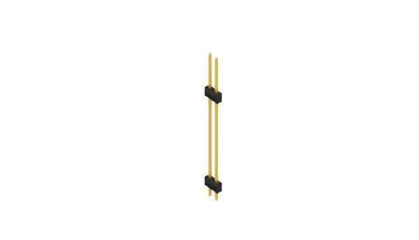 Fischer Elektronik Stiftleiste (Standard) Anzahl Reihen: 2 SL143102G 10St.